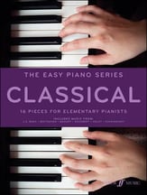 The Easy Piano Series: Classical piano sheet music cover